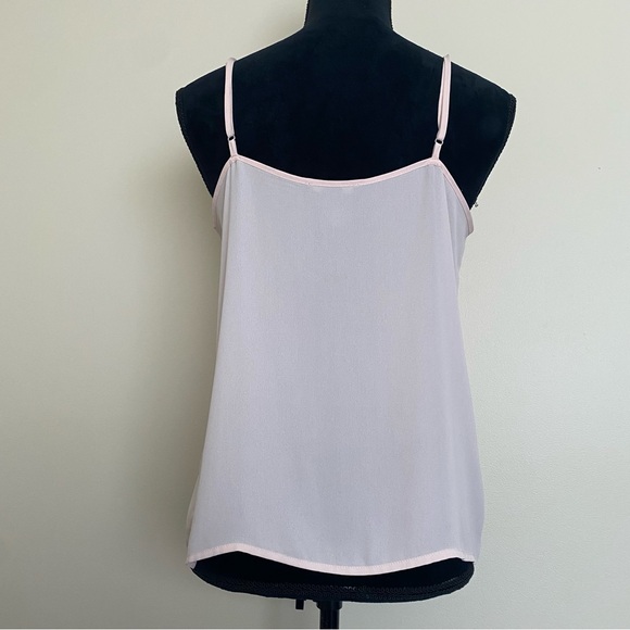 Women's Light Pink Button-Down Cami Top - Picture 2 of 7